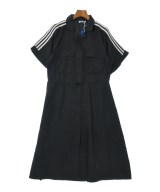 adidas（アディダス）シャツワンピース 黒 サイズ:L レディース/2200633492045