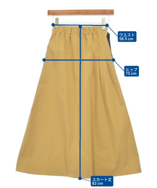 adidas（アディダス）ロング・マキシ丈スカート 黄 サイズ:XS レディース/2200634011016