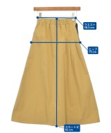 adidas（アディダス）ロング・マキシ丈スカート 黄 サイズ:XS レディース/2200634011016