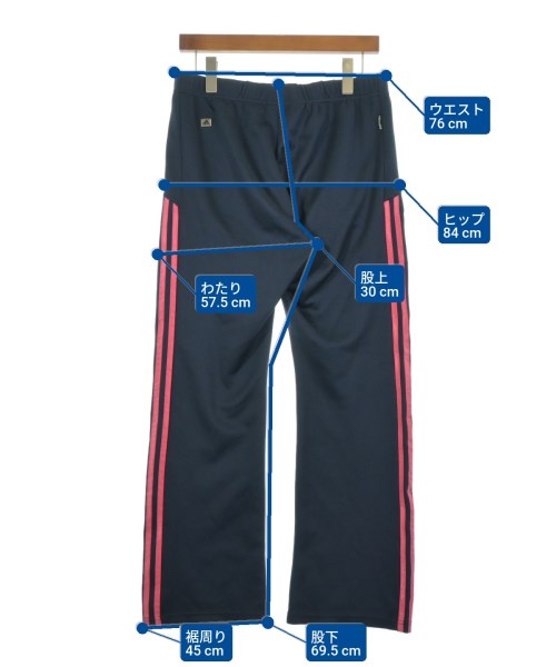 adidas（アディダス）スウェットパンツ 紺 サイズ:OT(XL位) レディース/2200603575136