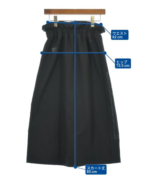 adidas（アディダス）ロング・マキシ丈スカート 黒 サイズ:S レディース/2200610924095