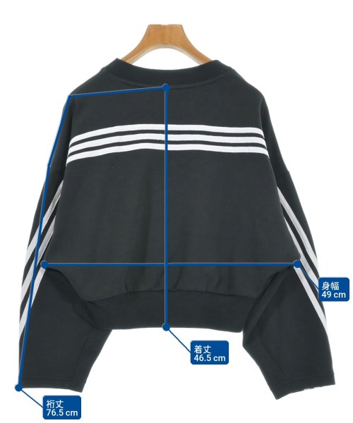 adidas（アディダス）スウェット 黒 サイズ:S レディース/2200599882010