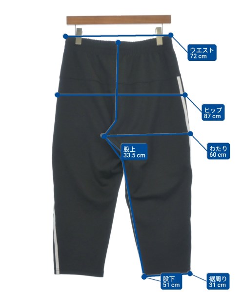 adidas（アディダス）クロップドパンツ 黒 サイズ:M メンズ/2200609352069
