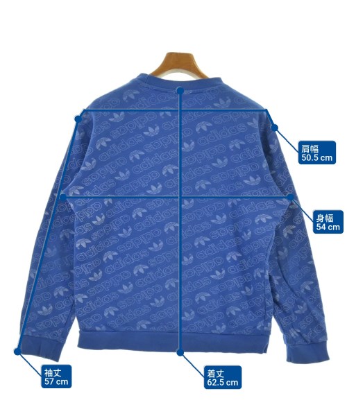 adidas（アディダス）スウェット 青 サイズ:L メンズ/2200616481035