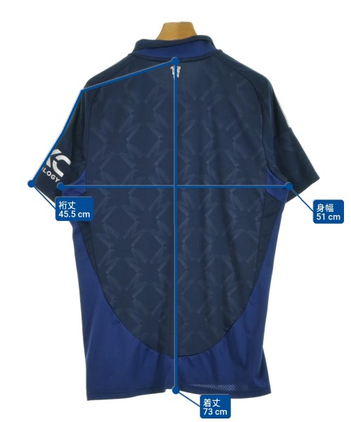 adidas（アディダス）ポロシャツ 紺 サイズ:XXL メンズ/2200616621097