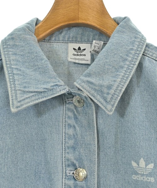adidas（アディダス）デニムジャケット 青 サイズ:L レディース/2200607140026