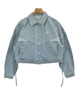 adidas（アディダス）デニムジャケット 青 サイズ:L レディース/2200607140026