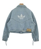adidas（アディダス）デニムジャケット 青 サイズ:L レディース/2200607140026