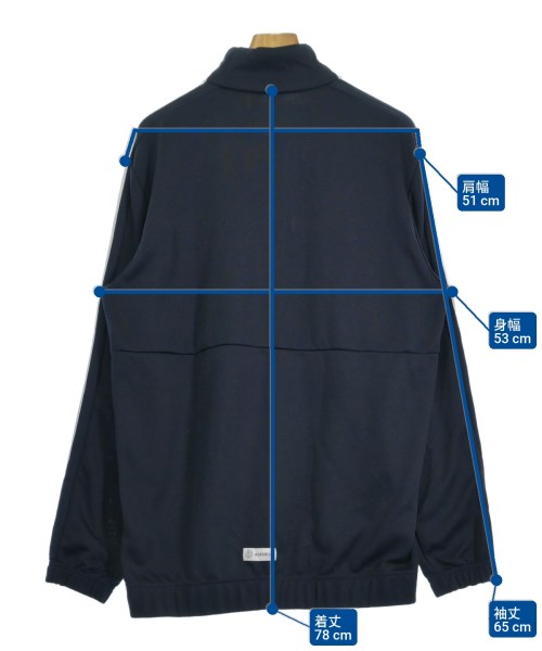 adidas（アディダス）パーカー 紺 サイズ:3XL メンズ/2200618291144