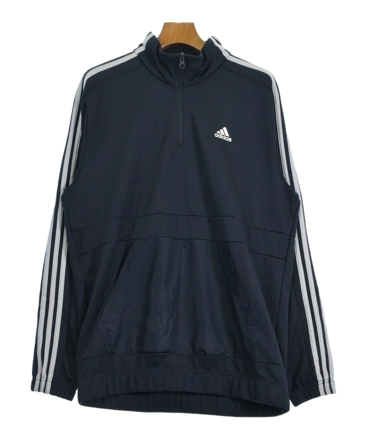 adidas（アディダス）パーカー 紺 サイズ:3XL メンズ