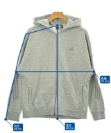 adidas（アディダス）パーカー グレー サイズ:O(XL位) メンズ/2200614886337