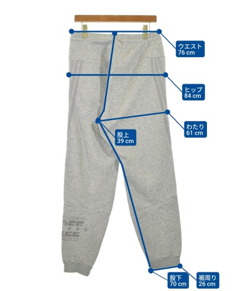 adidas（アディダス）スウェットパンツ グレー サイズ:O(XL位) メンズ/2200614886344