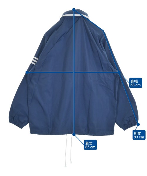 adidas（アディダス）マウンテンパーカー 青 サイズ:2XL(XXL位) メンズ/2200619150037