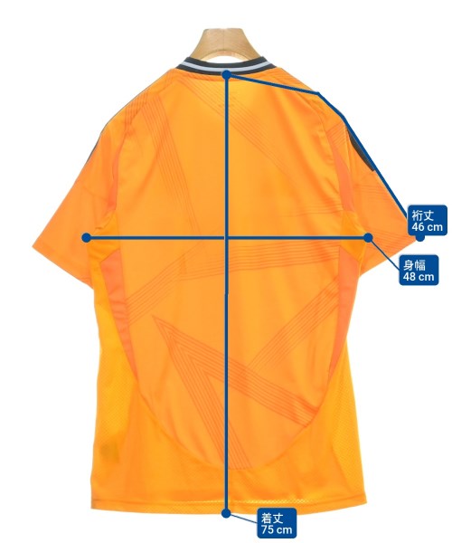 adidas（アディダス）Tシャツ・カットソー オレンジ サイズ:XL メンズ/2200619381141
