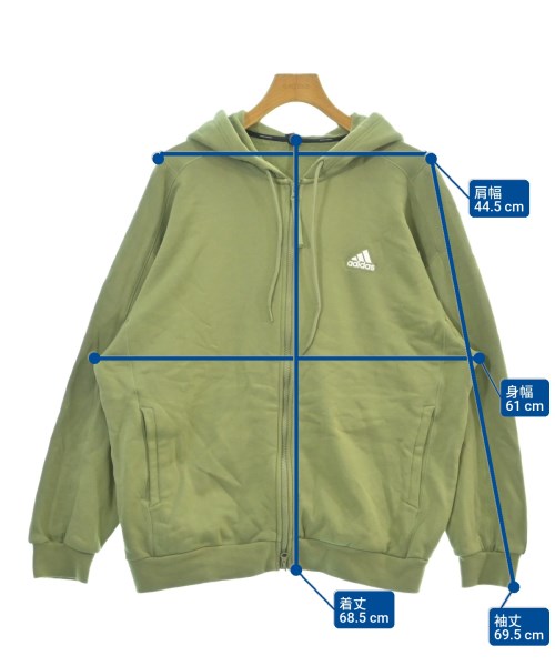 adidas（アディダス）パーカー 緑 サイズ:2XL メンズ/2200619446024