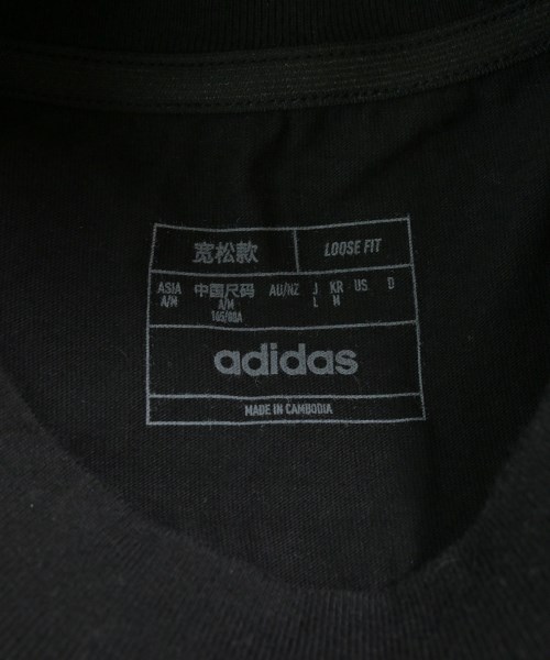 adidas（アディダス）Tシャツ・カットソー 黒 サイズ:M レディース/2200603832079
