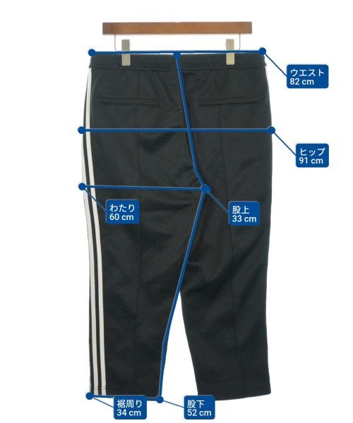 adidas（アディダス）スウェットパンツ 黒 サイズ:O(XL位) レディース/2200612994072