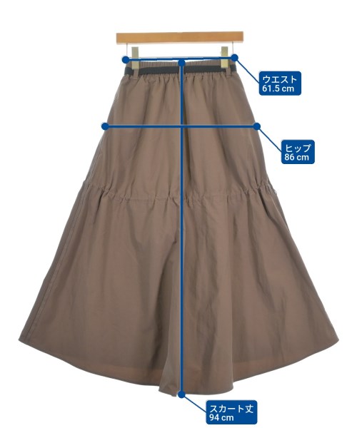 adidas（アディダス）ロング・マキシ丈スカート 茶 サイズ:S レディース/2200610683251
