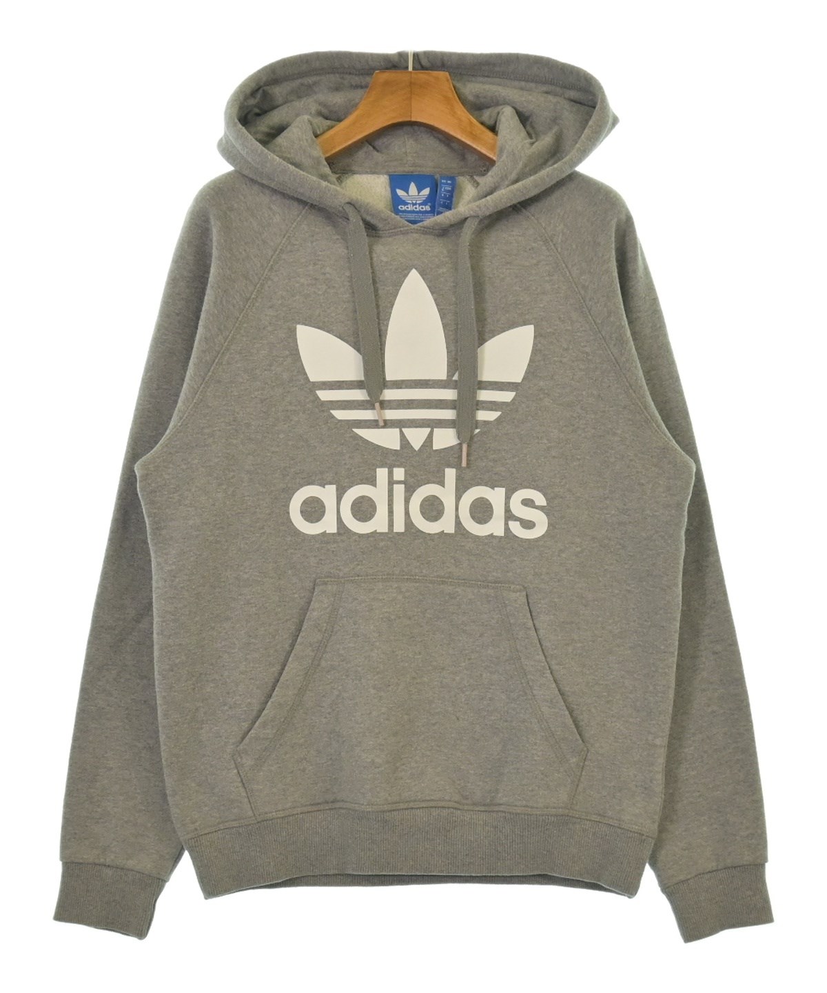 adidas（アディダス）パーカー グレー サイズ:M メンズ