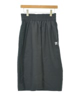 adidas（アディダス）ロング・マキシ丈スカート 黒 サイズ:L レディース/2200605439092
