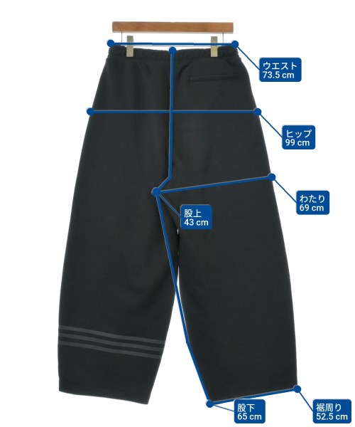 adidas（アディダス）スウェットパンツ 黒 サイズ:XL メンズ/2200609252215
