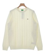 adidas（アディダス）ニット・セーター 白 サイズ:L メンズ/2200609450079