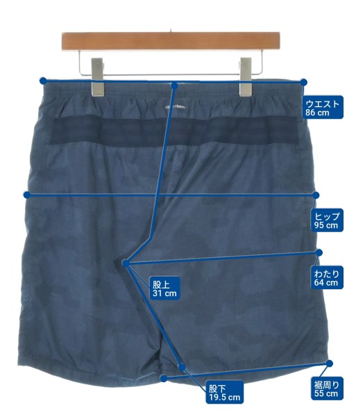 adidas（アディダス）ショートパンツ 紺 サイズ:O(XL位) メンズ/2200673841087