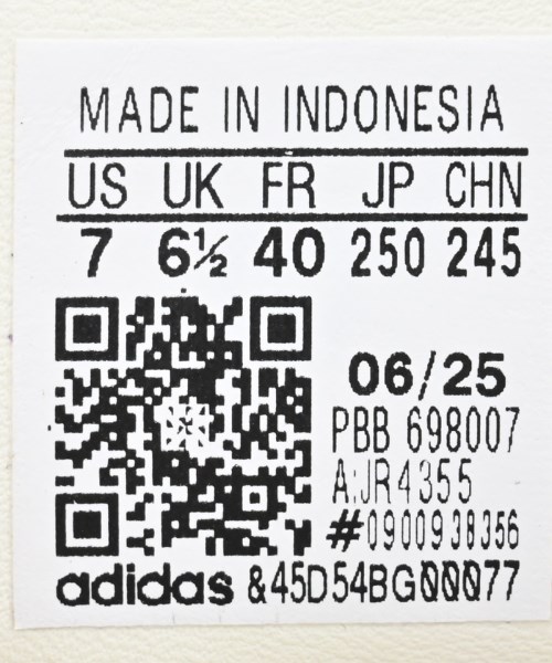 adidas（アディダス）スニーカー 紫 サイズ:25cm メンズ/2200674231139