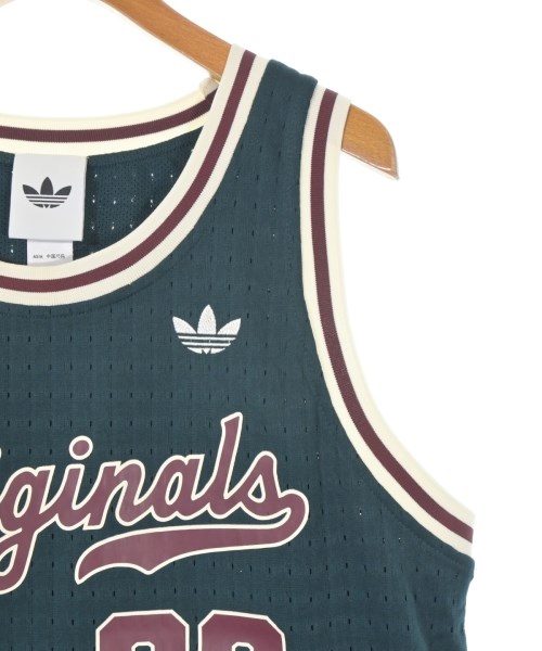 adidas（アディダス）タンクトップ 緑 サイズ:M メンズ/2200667103054