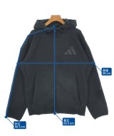 adidas（アディダス）パーカー 黒 サイズ:M レディース/2200675284103
