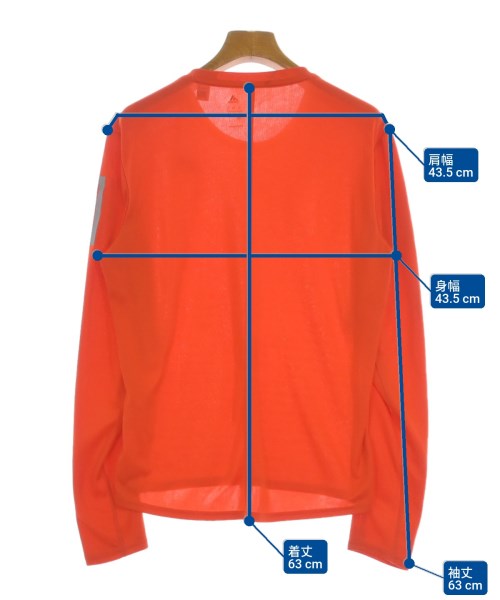 adidas（アディダス）Tシャツ・カットソー オレンジ サイズ:S メンズ/2200672219245