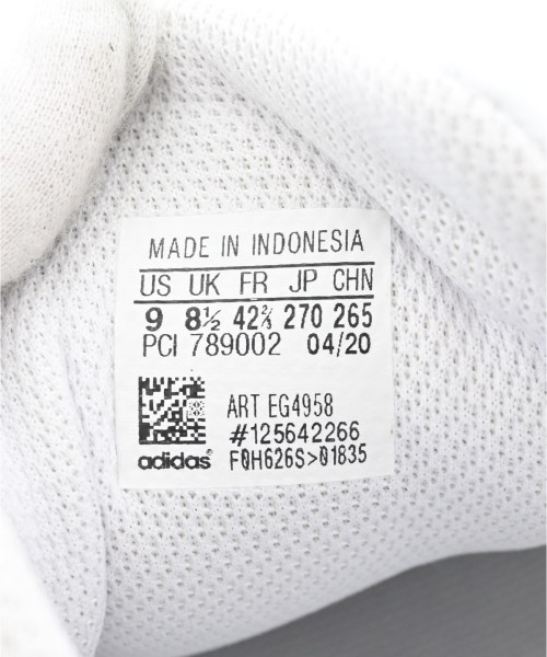 adidas（アディダス）スニーカー 白 サイズ:27cm メンズ/2200678733301