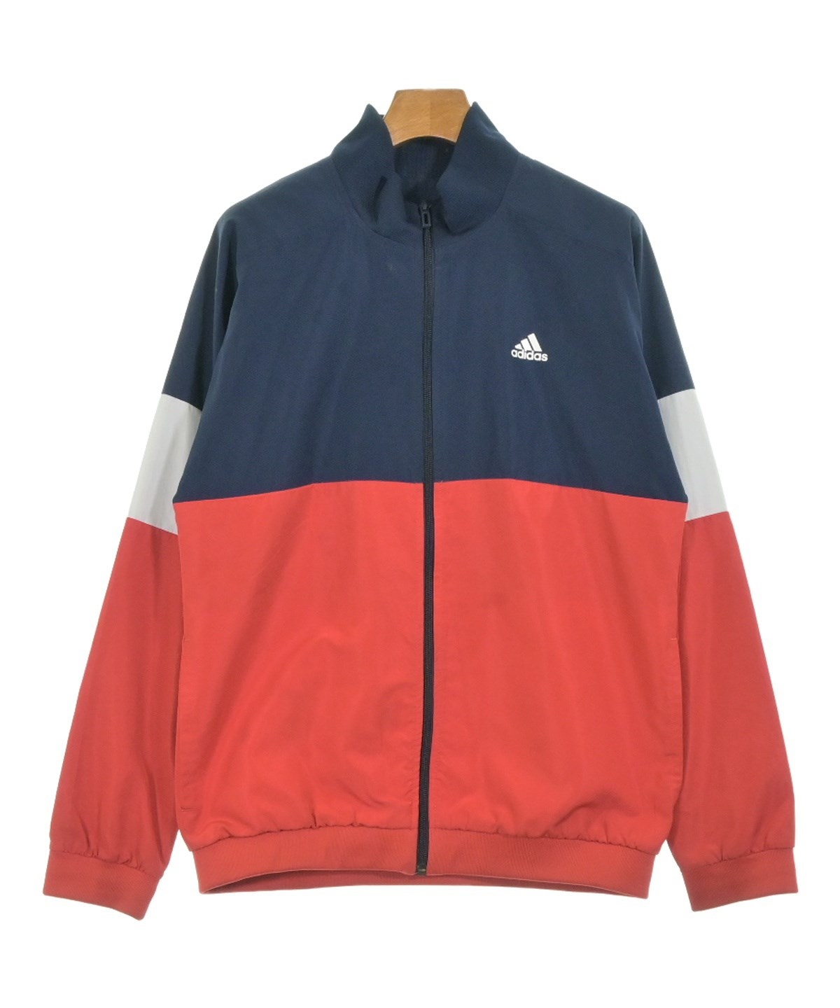 adidas（アディダス）ブルゾン 紺 サイズ:160(M位) レディース