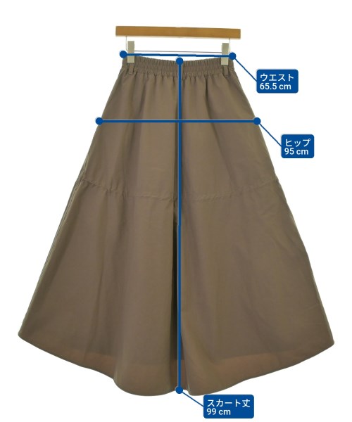 adidas（アディダス）ロング・マキシ丈スカート 茶 サイズ:S レディース/2200673426093