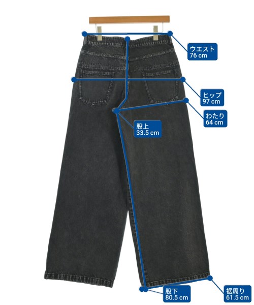 adidas（アディダス）デニムパンツ 黒 サイズ:3(M位) メンズ/2200679335023