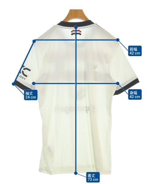 adidas（アディダス）Tシャツ・カットソー 白 サイズ:L メンズ/2200677124032