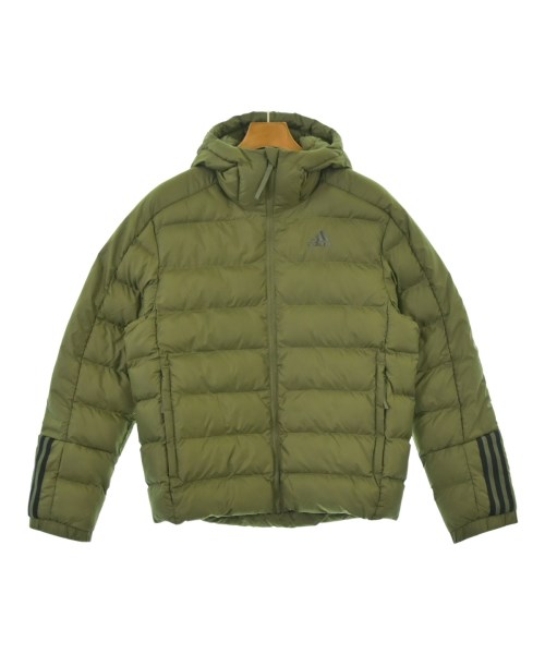 adidas(アディダス)ダウンジャケット/ダウンベスト カーキ サイズ:M/2200677502014