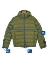 adidas（アディダス）ダウンジャケット/ダウンベスト カーキ サイズ:M メンズ/2200677502014