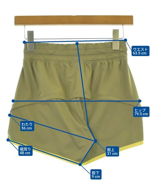 adidas（アディダス）ショートパンツ カーキ サイズ:XS レディース/2200681173033