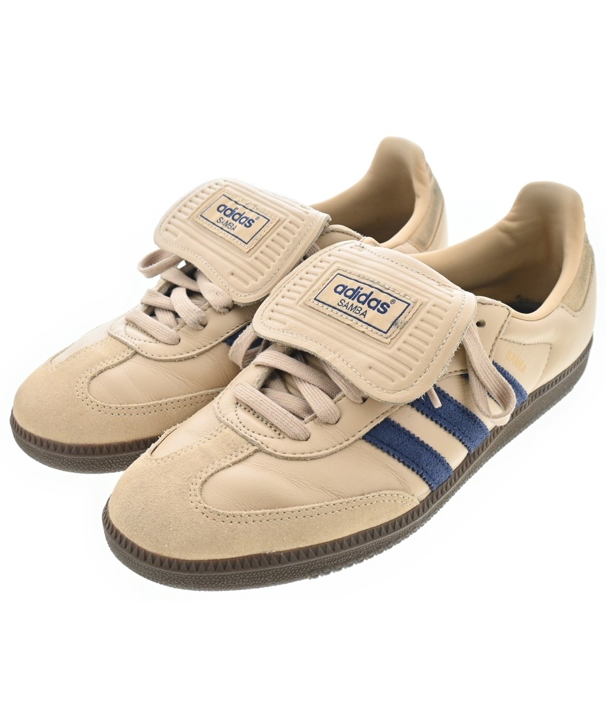 adidas（アディダス）スニーカー ベージュ サイズ:27.5cm メンズ