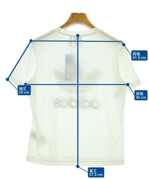 adidas（アディダス）Tシャツ・カットソー 白 サイズ:XS レディース/2200685020111