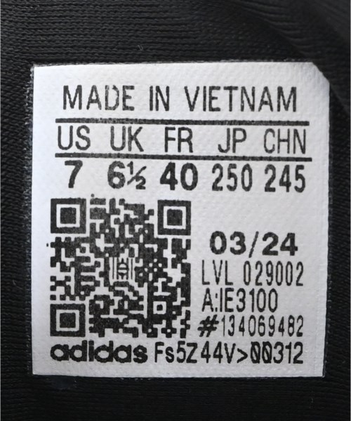 adidas（アディダス）スニーカー 黒 サイズ:25cm レディース/2200693785040