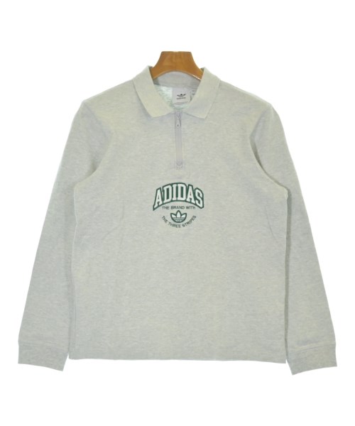 adidas(アディダス)ポロシャツ グレー サイズ:M/2200690780055