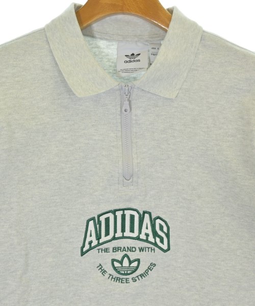 adidas（アディダス）ポロシャツ グレー サイズ:M メンズ/2200690780055