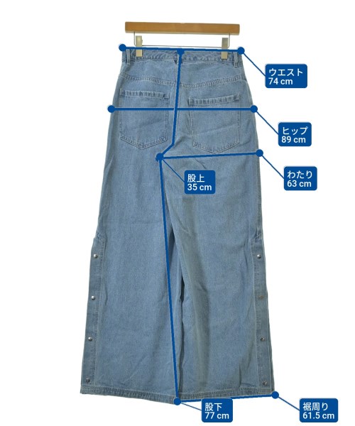 adidas（アディダス）デニムパンツ 青 サイズ:30(M位) メンズ/2200695096052