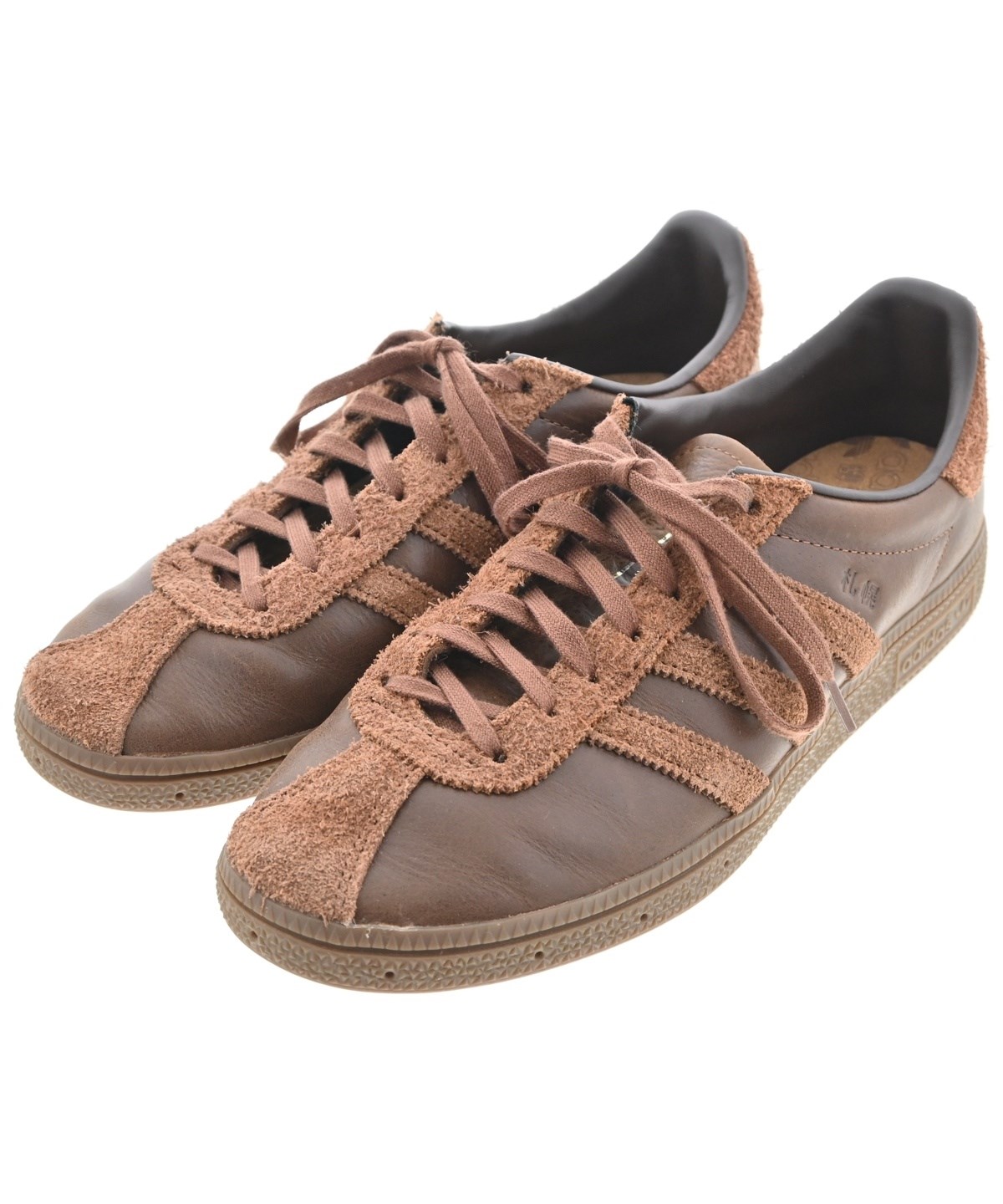 adidas（アディダス）スニーカー 茶 サイズ:27.5cm メンズ