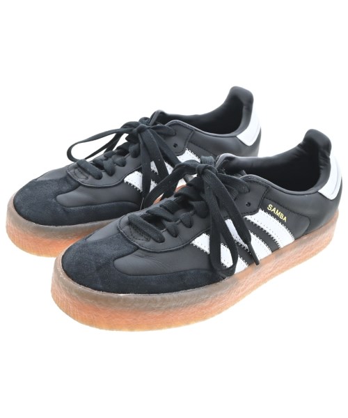 adidas(アディダス)スニーカー 黒 サイズ:24.5cm/2200688023119