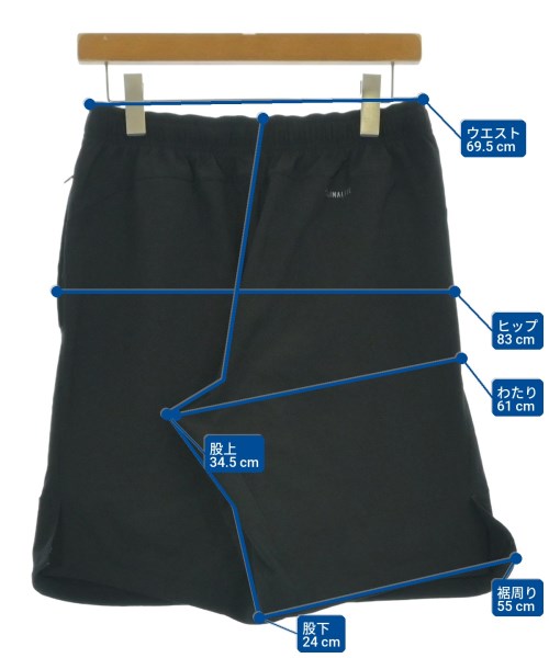 adidas（アディダス）ショートパンツ 黒 サイズ:M メンズ/2200692384084