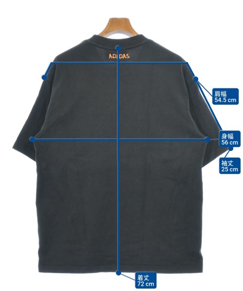 adidas（アディダス）Tシャツ・カットソー 黒 サイズ:XL メンズ/2200691795126