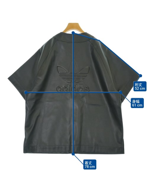 adidas（アディダス）カジュアルシャツ 黒 サイズ:XXL メンズ/2200696370069